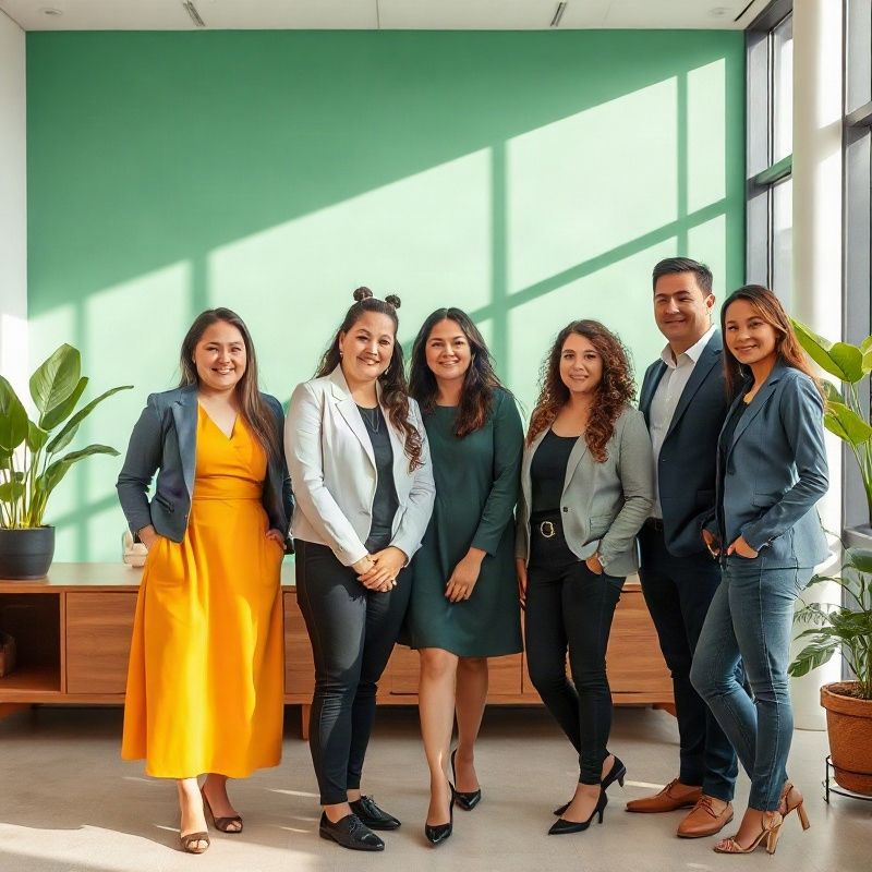 Equipe da Vividwswift em escritório moderno em Brasília